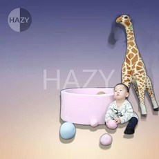 헤이지 아가방 베이비룸 파스텔핑크 대형 아기펜스, 1개