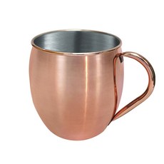 OGGI 점보 스테인리스 스틸 모스크바 뮬 머그컵 3L, 1개, Copper