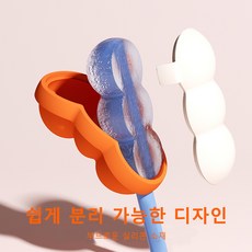 Kazama 아이스크림틀 실리콘 아이스크림틀 아이스크림몰드 얼음틀 맛있는 아이스크림 조롱박 얼음 틀, White, 3개