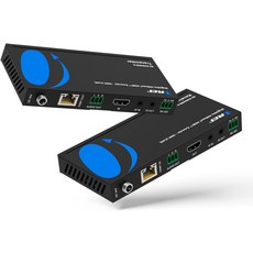 OREI 4K @ 120Hz HDMI 오버 이더넷 익스텐더 발룬 - HDR CEC 및 IR 제어 기능이 있는 HDBaseT UltraHD 8K@30Hz CAT67 케이블