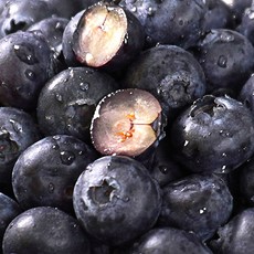 생 블루베리, 3개, 125g