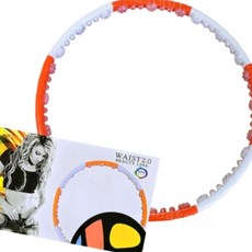 돈스텔 가꾸기 훌라후프 오렌지 화이트