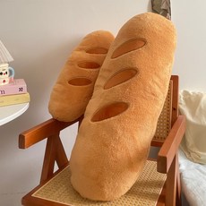 귀여운 쿠션 베개 침대용 등받이 여학생용 수면 인형 기숙사 학생용 장식품, 모든 야드, [북극융] 바게트(중형 45CM)