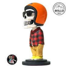 《美式工廠》SKILLO手工彩繪搖頭公仔 LJ Sunglasses ORG 美式風格 趣味收藏, 1個