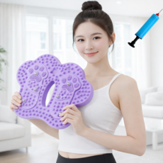 아크배라 에어 발지압 스텝퍼 홈트 하체운동 발마사지 지압매트, 퍼플