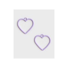 퀼트스타 하트링 참장식_베이비라벤더, 2개, 베이비라벤더