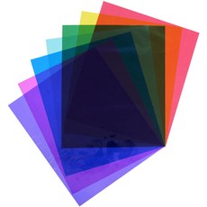 1200 셀로판지 8색10매 24x29cm / 얇은 칼라필름지