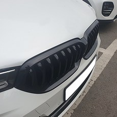 BMW 6GT 블랙 그릴 순정 1:1 교체형 튜닝 몰딩 G32 호환 용품, 01. 후기형 (한줄타입) 카메라 유무 공용, 1세트