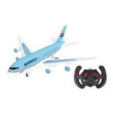 비행기 장난감 조종하는 무선 아동용RC완구 비행기놀이 야외 주파수 RC, 1개, 혼합색상
