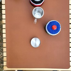 인사이트아웃도어 캠핑테이블매트+캐리백, 라이트브라운