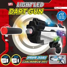 LED 다트총 스펀지 불빛 다트건 ar1029 아이템파크, 1개, 단품
