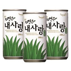 S 자연은 내사랑알로에 180mlx30캔, 180ml