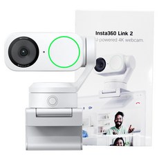 인스타360 Link 2 / Link 2C AI 4K 웹캠, 화이트, Insta360 Link 2