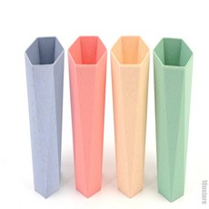 일상발견 다용도꽂이 소품뒤섞이는육각케이스정리 다용도육각형꽂이 육각수납케이스 육각다용도꽂이케이스, 소 - 블루