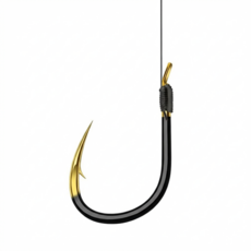 SUNFC 블랙 수제묶음 바늘 벵어돔 바늘 고강도 세미라인 옥내림 옥올림 수제 묶음바늘 긴목줄 채비 얼레채비, 1개, 1개입