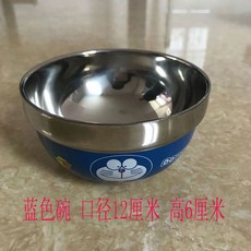 兒童防摔碗 雙層隔熱不銹鋼卡通碗勺套裝 寶寶餐具 禮品碗, 1個, 哆啦A夢【散裝1個碗】