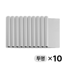 누리아띠 안전하고 간편한 EVA 주방 수납 논슬립 위생매트, 투명, 10개