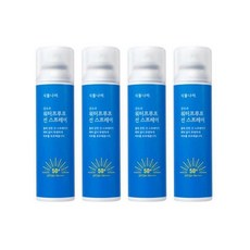 식물나라 산소수 워터프루프 선스프레이 SPF50+ PA+++, 100ml, 4개