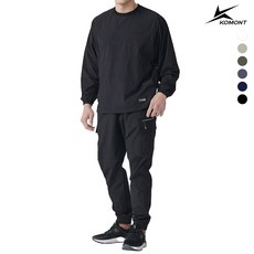 [코몽트] 남성 나일론 맨투맨+조거팬츠 상하세트