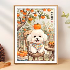 애니메이션 캐릭터 십자수 귀멸의칼날 귀칼 취미 Hng Nh Ch thp thu 2026 Phng khch mi ng Thanh nin tay trang tr nh d thng, [03] [Bông sợi dài] Lùới trung