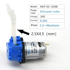 연동 펌프 NKP-DC-S10B 커피 기계 콜라 수족관 DIY 12V/24V 실험실 미니, 06 24VS08B, 03 yellow, 12.12v S08b - yellow