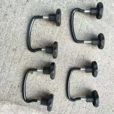 자동차 루프박스 짐받이 부품 지지대 지지봉 악세서리, 1개, U형 나사와 너트 2세트