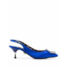 필립플레인 크리스털 헥사곤 가죽 펌프스