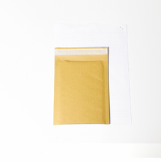 솜앤티글로벌 크라프트 종이 안전 택배봉투 에어캡 봉투 1호 15x18+4cm, 1개