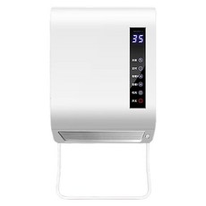 浴室取暖器 居浴兩用 1500W三檔調控 負離子淨化 UV殺菌除蟎 IPX2防水 110V兩插頭 適用5-20m² LED觸控+遙控 九小時定時 120°可調擺風, 米白色, BR500CF-3