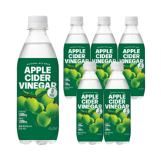 클룹 애사비소다 매실, 6개, 500ml