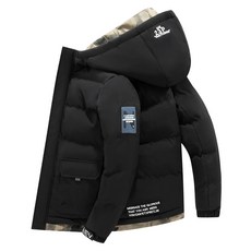 冬季加厚連帽加絨棉服 港風寬松休閑顯瘦短款棉外套