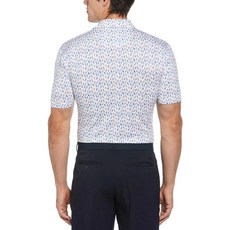 Callaway Performance Golf POLO 폴로 카라티 수분 흡수 기술이 적용된 남성용 셔츠 3버튼 플래킷 화이트/멀티 L