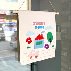 방과후학교 실과활동 바느질키트 지구환경 부직포 포스터 만들기 원데이수업 돌봄교실, 지구