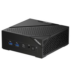파이어뱃 AM02 AMD 라이젠5 6600H 미니 PC, Firebat AM02-IG6616N8-L, WIN11 Home, 512GB, 16GB, 블랙 Firebat AM02-IG6616N8-L, WIN11 Home, 512GB, 16GB, 블랙