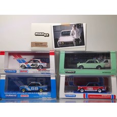 Tarmac Works 1/64 DATSUN 510 吳彥祖限定版 模型車 (46號 68號 38號), 1個