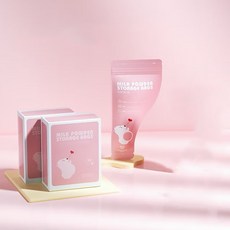 獨立包裝奶粉儲存袋 嬰兒外出便攜式奶粉分裝袋 食品級材質 30入, 粉色, 1個, 300ml