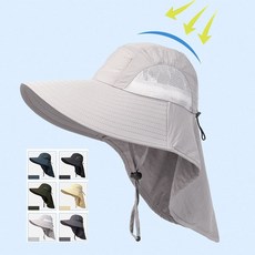 아웃도어 넥가리개 등산 선캡 캠핑 버킷햇 hes+34725SF, 본상품선택, 본상품선택