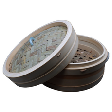 竹木造咖 竹蒸籠, 1個, 42.4cm