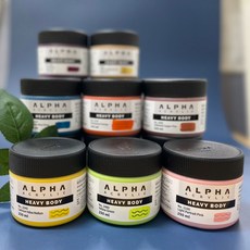 알파 헤비바디 고점도 아크릴물감 시리즈A-250ml 낱색, 2999 Carbon Black