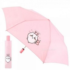먼작귀 치이카와 하트 55 소프트폴드 3단 자동우산