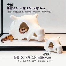 爬寵創意頭骨躲避屋, 1個, 黑色小號[100*105*66mm]