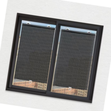 창문햇빛가리개 롤 커튼 가리개 창문 무타공 붙이는 블라인드 37X125