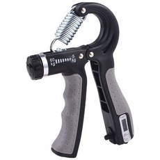 可調式計數握力器, 灰色, 1個