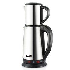 不鏽鋼0.8+1.8L多功能電熱水壺 自動大容量, R7965:需自備轉接頭