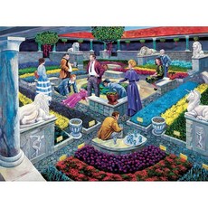 Bits and Pieces - 1000피스 살인 미스터리 퍼즐 아티스트 Gene Dieckhoner의 박물관에서의 해결 직소 218796, Bits and Pieces 성인용 1000피스 직소