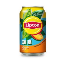 립톤 복숭아아이스티 제로 355ml, 1개