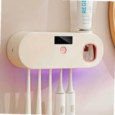 태양광 충전식 보관 칫솔살균기 무선 베이지 UV-C 59000EA 1EA