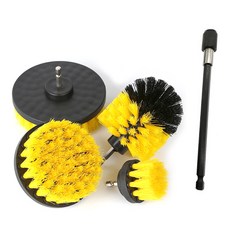 스프렉스 전동드릴 청소브러쉬 4종 + 연장탭 세트, 혼합색상, 1세트