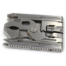 SWISS+TECH 22合1多功能隨身工具鉗，摺疊迷你設計，附收納腰包, 1個, 22合1組合工具-單工具