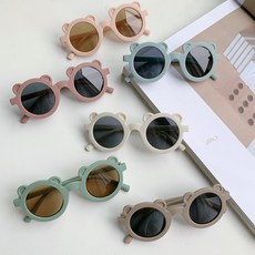 키즈 미니 선글라스 아기곰 썬글라스 UV차단 곰돌이 색안경